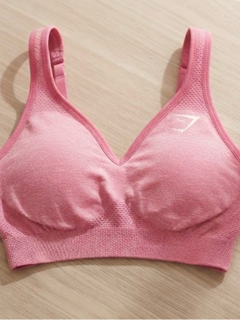 Gymshark Pink Padded Seamless Sports Bra